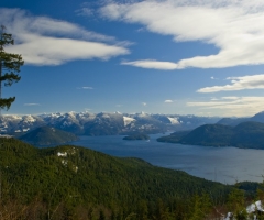 On the way to Princess Louisa Inlet, credit Sunshine Coast Tourism
