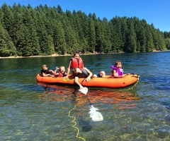 Kids at McIvor Lake - credit Iris Rayburn