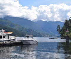 Egmont looking up Sechelt Inlet