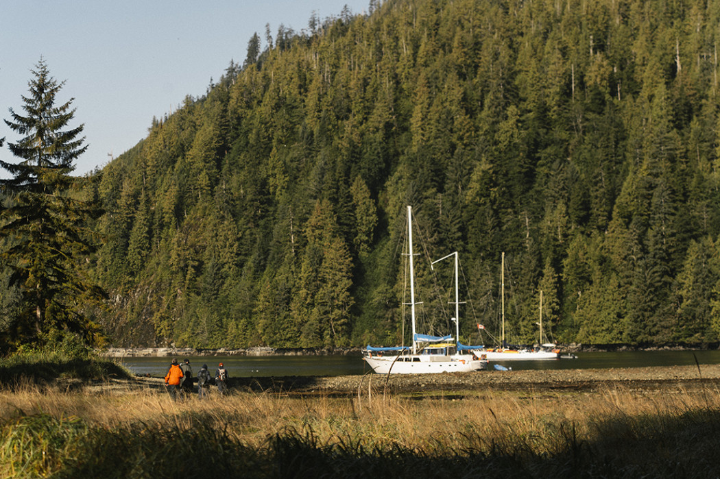 Going ashore in the Great Bear Rainforest, credit Canadian Tourism Commission
