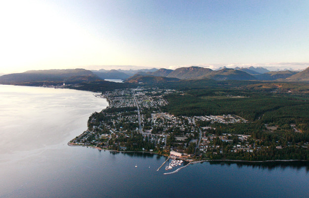 Powell River aerial » AHOY British Columbia