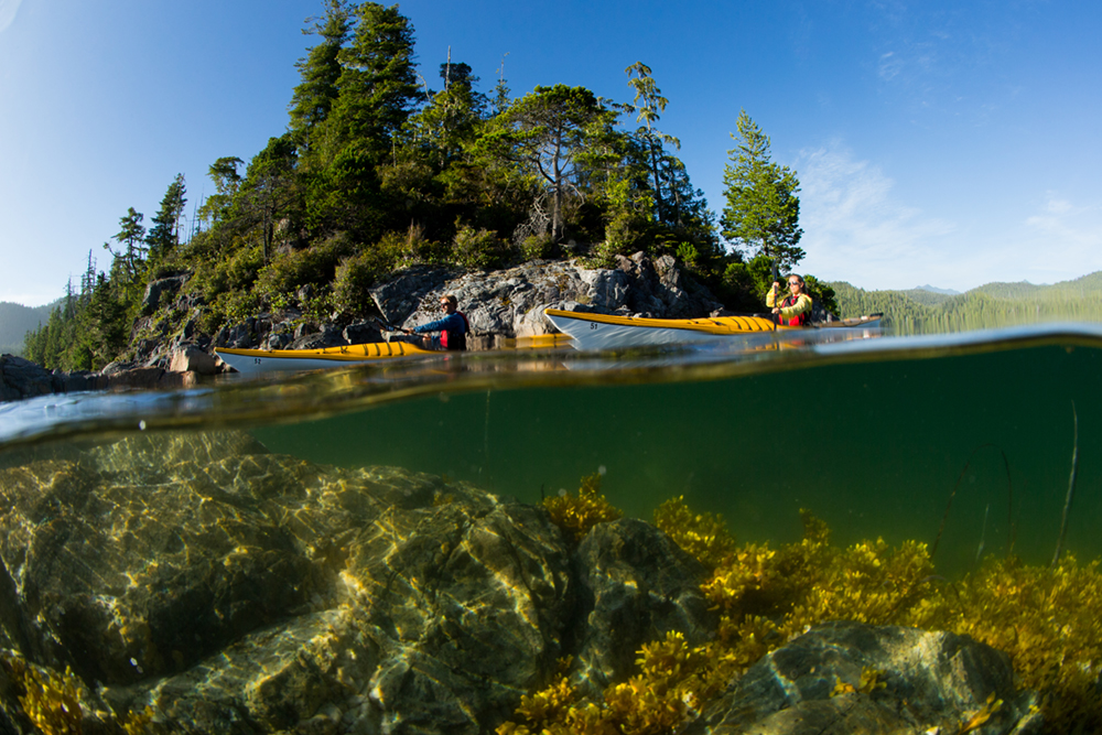 Kayaking in Broken Islands, credit Jeremy Koreski