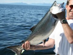 Page's Resort and Marina - salmon catch