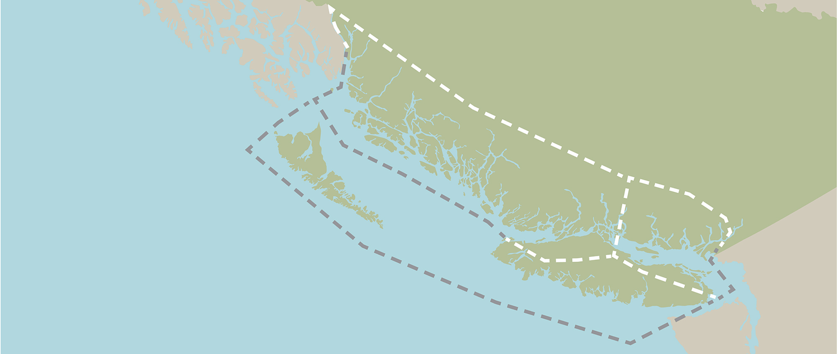 regions map wide - Explore the BC Coast