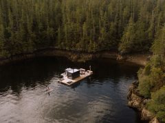 Tofino Resort + Marina floating sauna