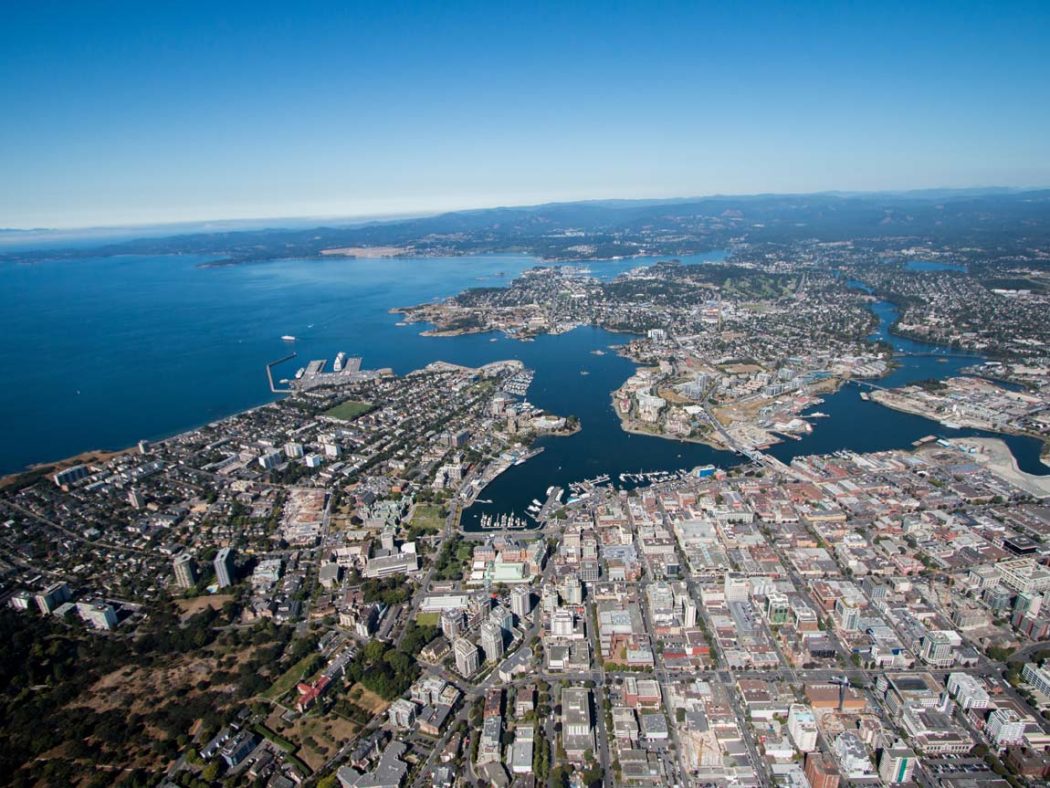 Aerial View of Victoria BC