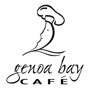 Genoa Bay cafe Logo No Address BW Transparent preview - Enter to Win a Journey Through Five Coastal Communities!